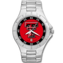 TEXAS TECH UNIV 'TT' PRO II MAN'S BRACELET WATCH