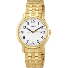 Timex Indiglo Men's T2m656 Gold-tone Analog Expansion Band Watch