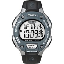 TIMEX IRONMAN 30 LAP FULL SIZE BLACK/SILVER/GRAY