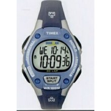 Timex Ironman Blue Traditional 30 Lap Mid-size Watch