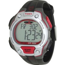 Timex Ironman Core 50 Lap Full Size Watch Black Silver Red