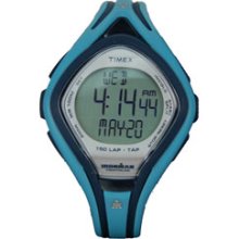 Timex Ironman Triathlon Sleek TapScreen 150 Lap Mid Size Watch-Turquoise