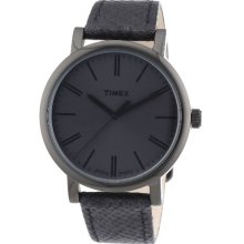 Timex Originals Easy Reader, All Black Python Strap - T2n959