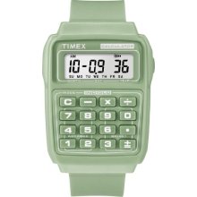 Timex Retro Dexter Green Calculator Watch T2n239