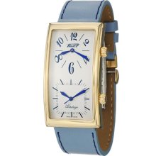 Tissot Men's 'Heritage' Goldplated Steel and Leather Quartz Watch