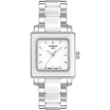 Tissot T0643102201100 Watch T Cera Ladies - White Dial