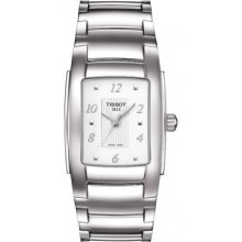 Tissot Watch, Womens Swiss T10 Stainless Steel Bracelet 31x25mm T07331