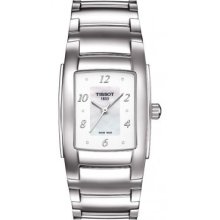 Tissot Women's T-Trend White Mother Of Pearl Dial Watch T073.310.11.116.00