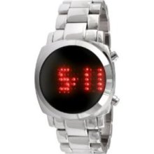 TKO ORLOGI Womens TK574-S Digi-Metal Silver Metal LED