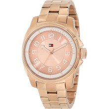 Tommy Hilfiger 1781230 Women's Sport Stainless Steel Band Rose Gold Dial Watch