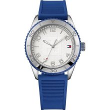 Tommy Hilfiger Blue Silicone Ladies Watch 1781129