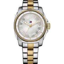 Tommy Hilfiger Women's Stainless Steel Case Red Leather Watch 1781228