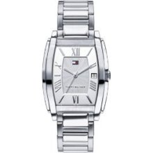 Tommy Hilfiger Wommnes Stainless Steel White Dial Calendar Watch 1710077