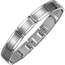 Triton Dual Finish Tungsten Carbide Bracelet