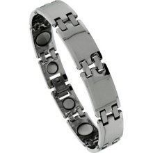 Tungsten Carbide Magnetic Bar Bracelet Btn124