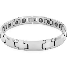 Tungsten Carbide Polished Link Bracelet