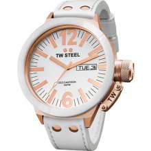 TW Steel Ceramic Bezel Watch White