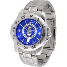 U.S. Air Force Sport Steel Band Ano-Chrome Mens Watch ...