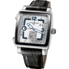 Ulysse Nardin Quadrato Dual Time Stainless Steel 243-92CER-601