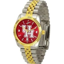 University of Houston Men's Stainless Steel Alumni Dress Watch