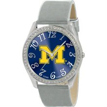 University Of Michigan Wolver Ladies Glitz Watch By Gametime H06-col-