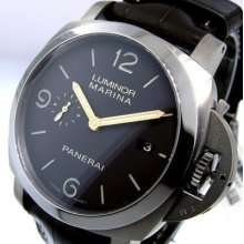 Unworn Panerai 44 Mm Titanium Luminor Marina 1950 Pam 351 Pam 00351