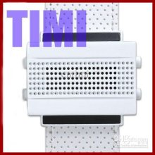 Vegan Unisex Led Red Digital Net Surface White Quartz Watch Freeship