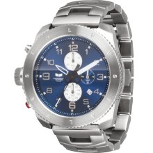 Vestal RES010 Restrictor Chronograph Silver Navy