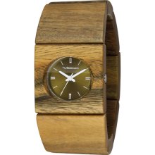 Vestal Rosewood Slim Watch - Sandalwood (Real Wood) RWS3W03