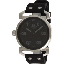 Vestal USS Observer Watch in Black/Silver/Black