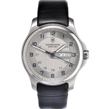 Victorinox Officer's Day Date 241550.2 Gents Stainless Steel Case Date Watch