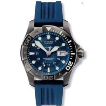 Victorinox Swiss Army Dive Master Gunmetal PVD Case Blue 241425