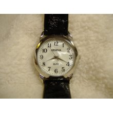 Vintage 1980s Geneva Elite Mother of Pearl Dial Quartz Watch.