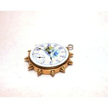 Vintage American Waltham Watch Company Upcycled Steampunk Pocket Watch Brass Pendant Made in the USA