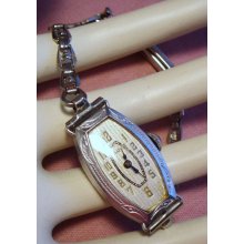 Vintage Art Deco Bulova 15 Jewel Ladies Wrist Watch
