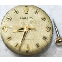 Vintage Bulova Automatic Movement 17 Jewels Running 590