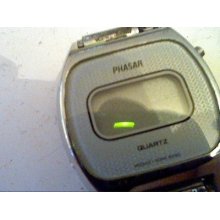 Vintage Ladies Phasar Sears Y450 Lcd Watch Runs