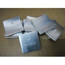 Vintage Rolex Aluminum Watch Parts Tin Box, Made In Switzerland, 100% Genuine