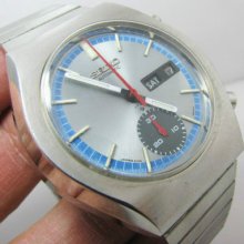 Vintage Seiko 6139-8020 Chronograph Auto Watch Daydate2