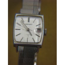 Vintage Seiko Ladies Japan Date Watch 2518-7040 17 Jewels