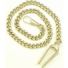 Vintage Silver Tone Pocket Watch Chain Visit Our Store