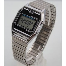 Vintage Timex Man's Stainless Steel Quartz Digital Watch