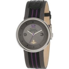 Vivienne Westwood Spirit Unisex Quartz Watch With Grey Dial Analogue Display And Grey Nylon Strap Vv020gybk