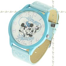 W003 Lady Fashion Disney Mickey Mouse Faux Leather Strap Wristwatches