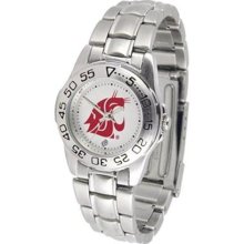 Washington State Cougars NCAA Womens Steel Sports Watch ...