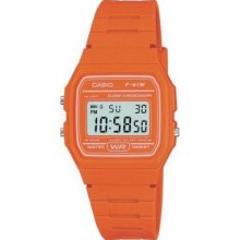 Watch Casio Collection F-91wc-4a2ef Unisex Orange