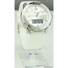 Watch Guess White Rubber Authentic Ladies U95148l1