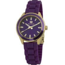 Wellington Karamea Women's Quartz Watch With Purple Dial Analogue Display And Purple Silicone Strap Wn508-290A