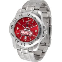 Western Kentucky Hilltoppers Sport Steel Band Ano-Chrome Men's Watch