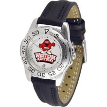 Western Kentucky University Women's Leather Band Athletic Watch